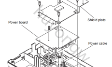日本光电ECG-9620心电图机移除电源板