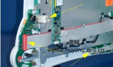 飞利浦MP20（M8001A）监护仪移除显示屏和触摸屏