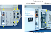 飞利浦mp30监护仪移除IO板和接口板