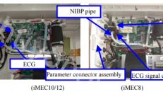 迈瑞imec8 imec10 imec12监护仪拆卸参数面板组件