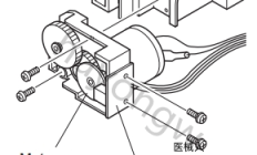日本光电ECG-9620心电图机移除打印机马达组件